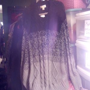 Michael kors poncho-like sweater